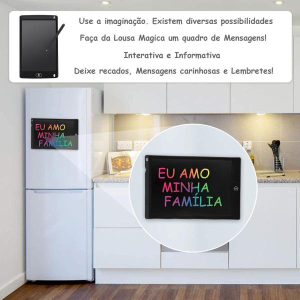 Tablet Mágico Lousa Digital Educativo Vermelho Desenha Apaga - TOYS 2U Imagem de Tablet Mágico Lousa Digital Educativo Vermelho Desenha Apaga