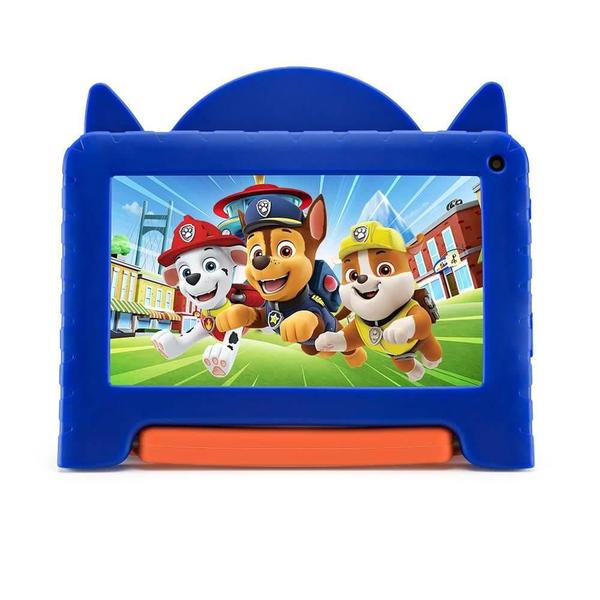 Imagem de Tablet Multi NB421 Patrulha Canina Chase com Controle Parental 4GB RAM + 64GB - Azul