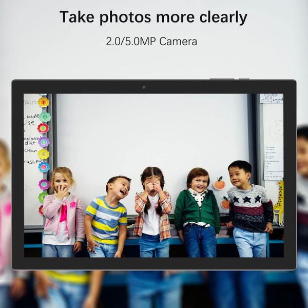 Imagem de Tablet Multilaser Android 11 10in 64GB, Tab 8MP Câm, Quad-Core 2GB RAM, WiFi, IPS HD 10.1