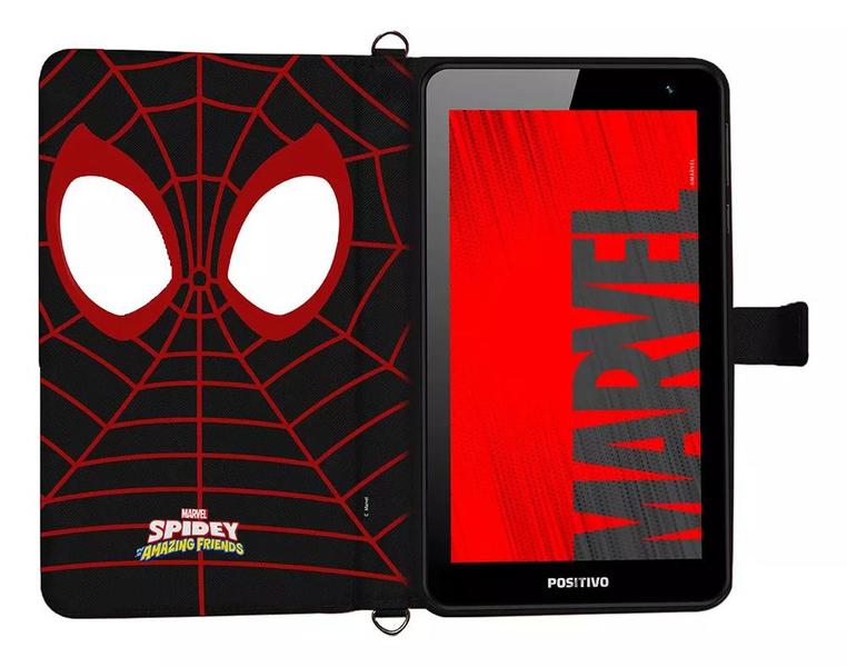 Imagem de Tablet Positivo Twist Spidey+ Kids Wi-fi 7'' 64GB 2GB Preto