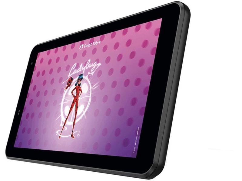 Imagem de Tablet Positivo Twist Tab+ Miraculous Lady Bug - T780LF 7” 64GB 2GB RAM Android 11 GO Wi-Fi