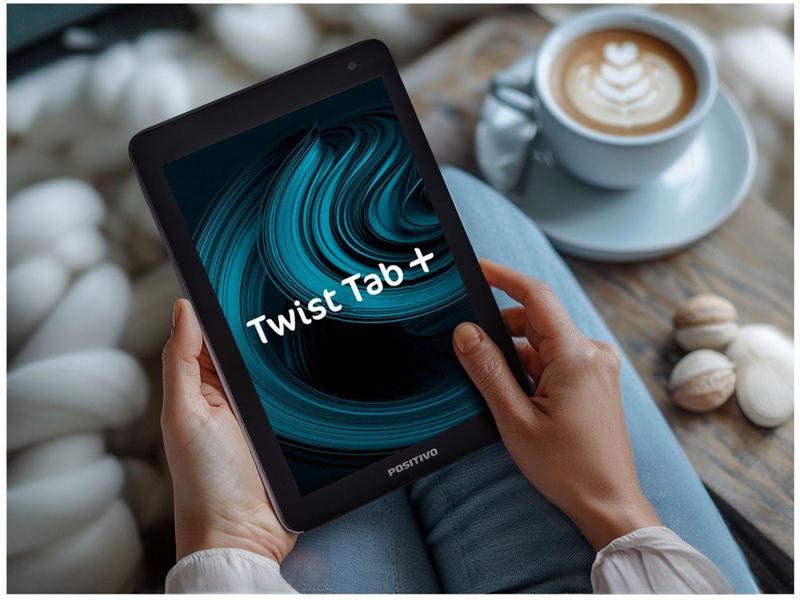 Imagem de Tablet Positivo Twist Tab+ T780F 7” 64GB 2GB RAM - Android 11 GO Edition Wi-Fi