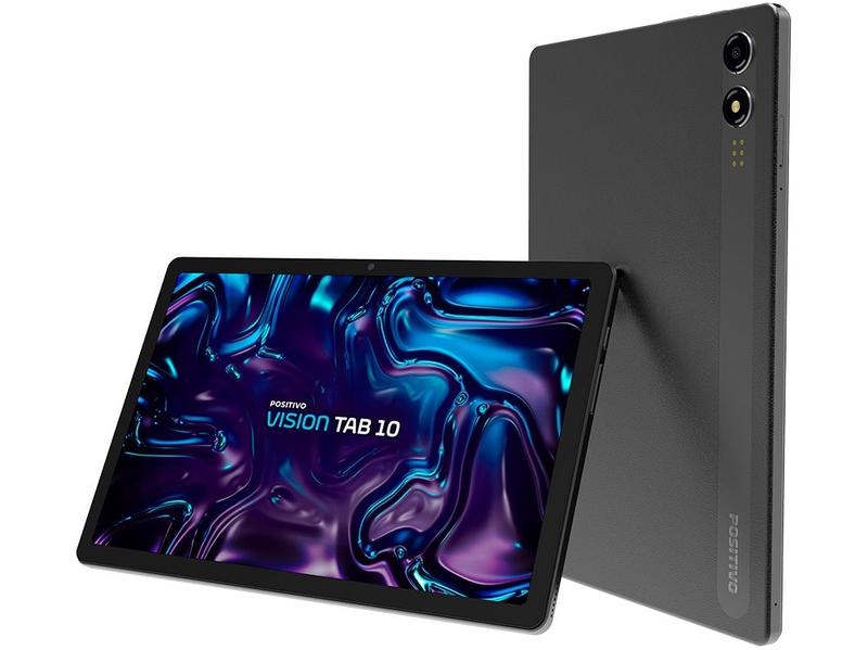 Tablet Positivo Vision Tab 10,1" 128GB 4GB RAM Android 13 Octa Core Wi-Fi 4G Tablet Positivo Vision Tab 10,1" 128GB 4GB RAM Android 13 Octa Core Wi-Fi 4G