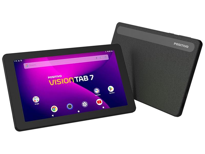 Imagem de Tablet Positivo Vision Tab 7 3GB RAM 7" Android 14 GO Octa Core Wi-Fi