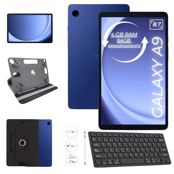 Imagem de Tablet Samsung A9 64GB 4GB Azul Navy C/ Teclado BT + Caneta