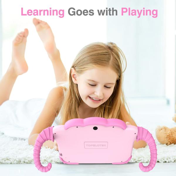 Imagem de Tablet TOPELOTEK Kids 7 Android 64GB WiFi com capa para crianças 3