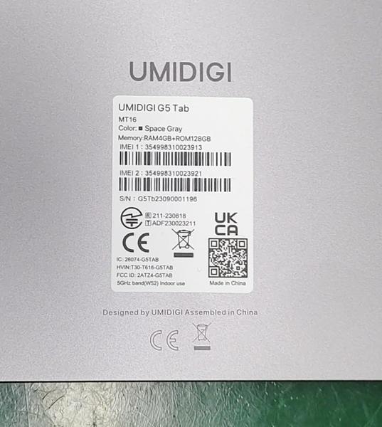 Imagem de Tablet UMIDIGI G5 Tab desbloqueado Android 13 8 GB/128 GB 10.1"