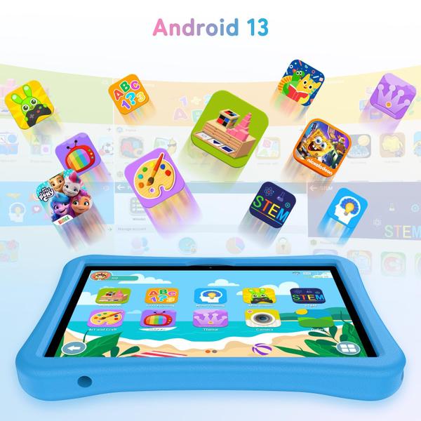 Imagem de Tablet UMIDIGI G5 Tab Kids 10.1" Android 13 128GB azul marinho