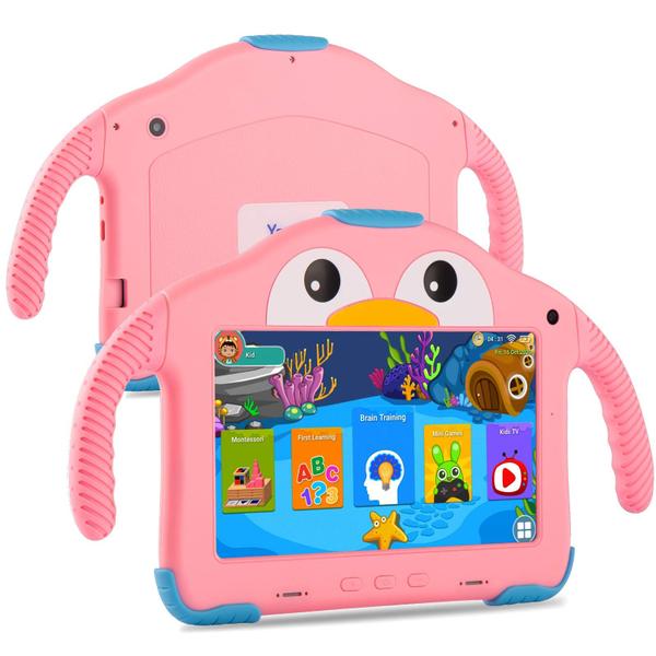 Imagem de Tablet YoSatoo Kids Android 10.0 de 7 polegadas 1 GB de RAM 32 GB de ROM