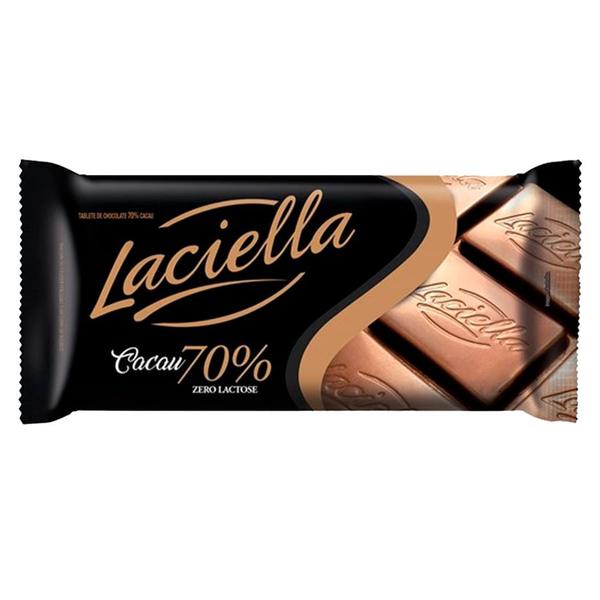 Imagem de Tablete 70% Cacau Zero Lactose 80Gr - Laciella