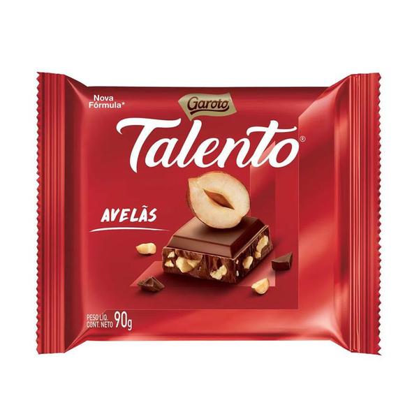 Imagem de Tablete Chocolate ao Leite com Avelã 90Gr Talento - Garoto