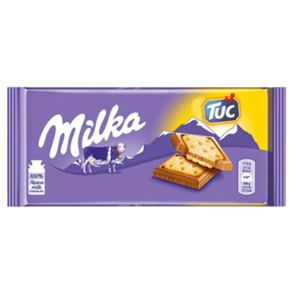 Imagem de Tablete de Chocolate Tuc Sandwich 87g - Milka