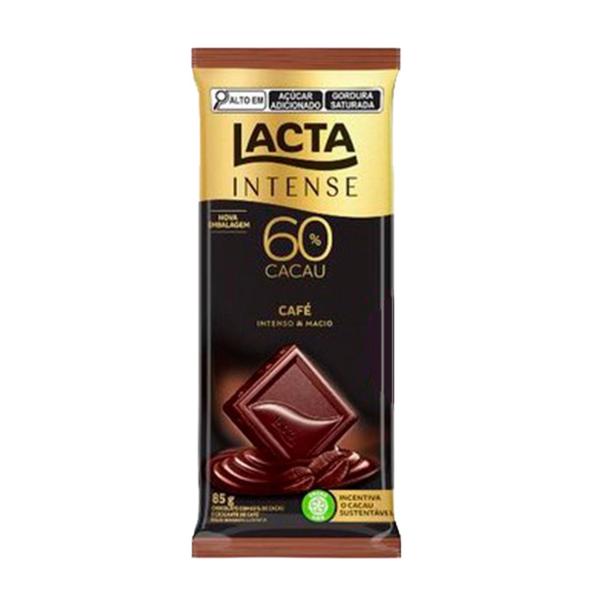 Imagem de Tablete Lacta Intense 60% Cacau Café 85g