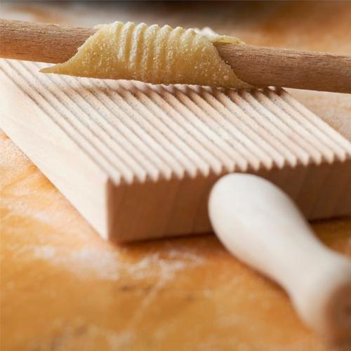 Imagem de Tabua C/ Bastão de Madeira Italiana P/ Gnocchi Garganelli E Massa Nhoque EPPI