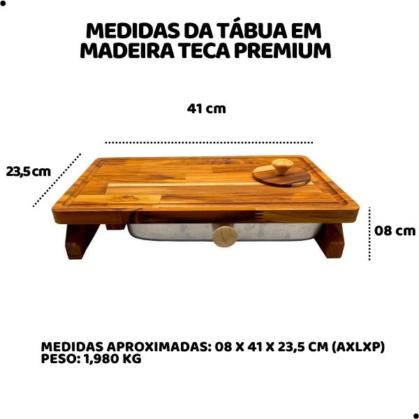 Imagem de Tábua De Carne Churrasco Com Gaveta Térmica Inteligente