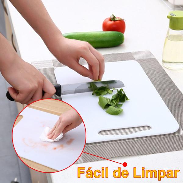 Imagem de Tábua De Carne De Plástico Cozinha Resistente - Grande 38x27