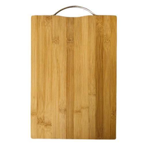 Imagem de Tábua de Corte Alimentos Bambu Natural 28 cm x 38 cm