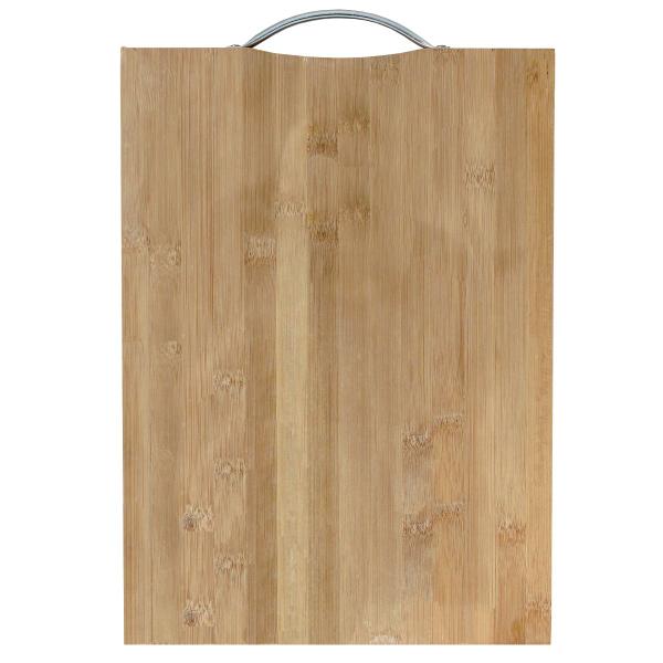 Imagem de Tábua De Corte Legumes Carne Bambu Com Alça 35x26cm Top