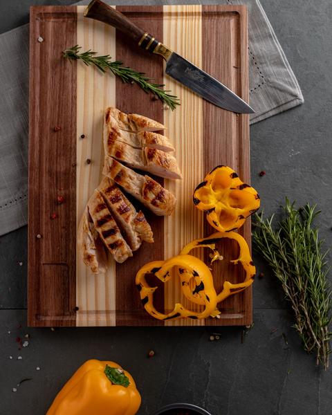 Imagem de Tábua de Cozinha para Preparar Alimentos Comida Carne 45 CM