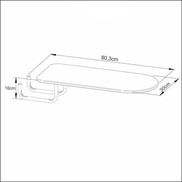 Imagem de Tábua de Passar Roupa Portátil Multimóveis CR30012