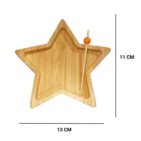 Imagem de Tábua de Petiscos Petisqueira Pequena Mesa Posta Natal 1un