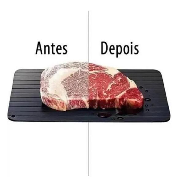 Imagem de Tábua Magica Smart Descongela Alimentos Carne Descongelamento Rápido