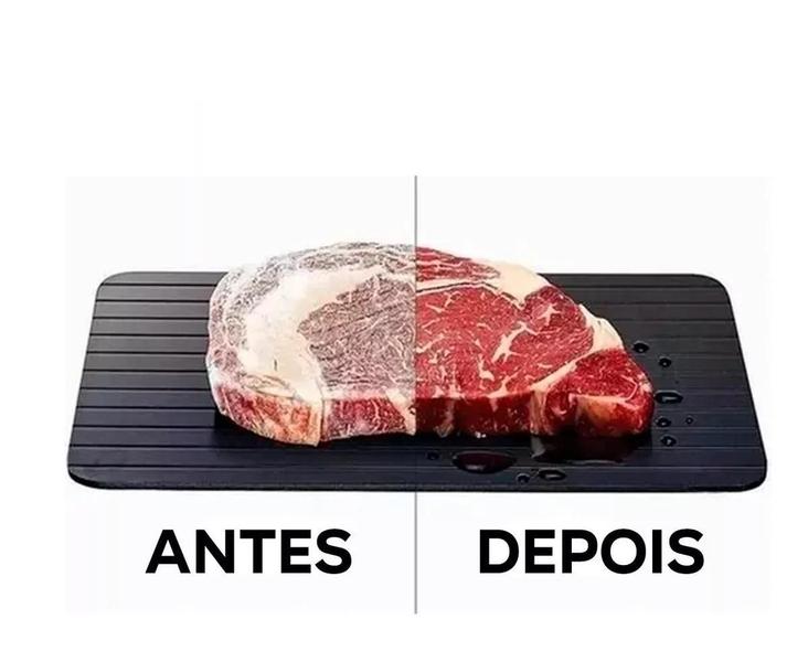 Imagem de Tábua Para Descongelar Carnes Alimentos Mágica Descongelante