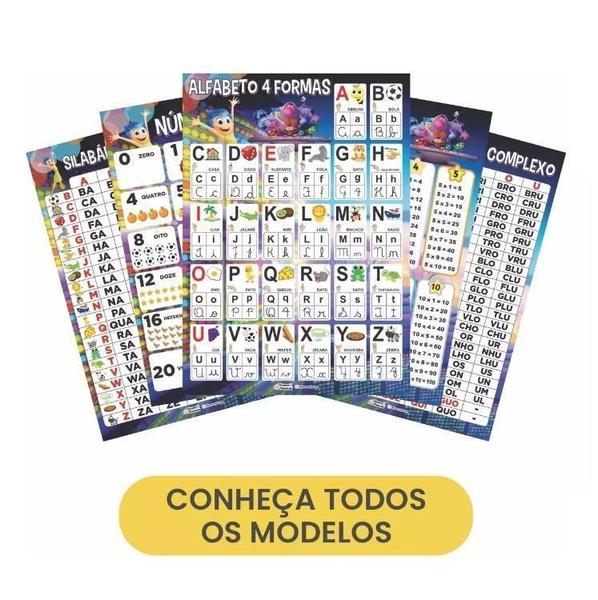 Imagem de Tabuada De Multiplicação - Divertidamente - Home E Planner