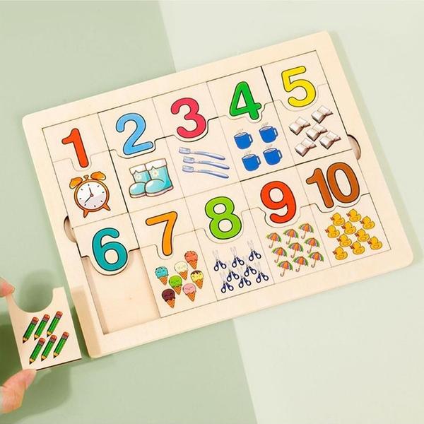 Imagem de Tabuleiro Escolar Aprender Matemática Infantil Quantidades - Dm Toys