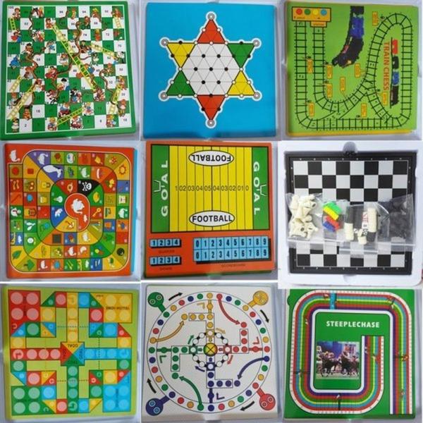 Imagem de Tabuleiro Interativo Xadrez Dama Ludo Escada 18 Jogos em 1 - Chess Playset