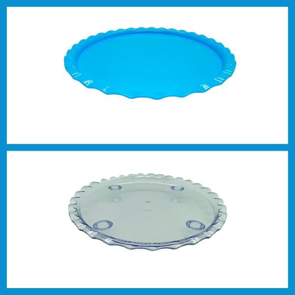 Tabuleiro Redondo Médio Decoração Festa Bandeja Bolo Doces - Bt Plastik Imagem de Tabuleiro Redondo Médio Decoração Festa Bandeja Bolo Doces