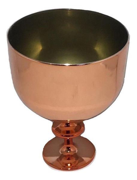 Imagem de Taça Americana Cromada Rose Gold Acrílico 1,25L  - LSC Toy