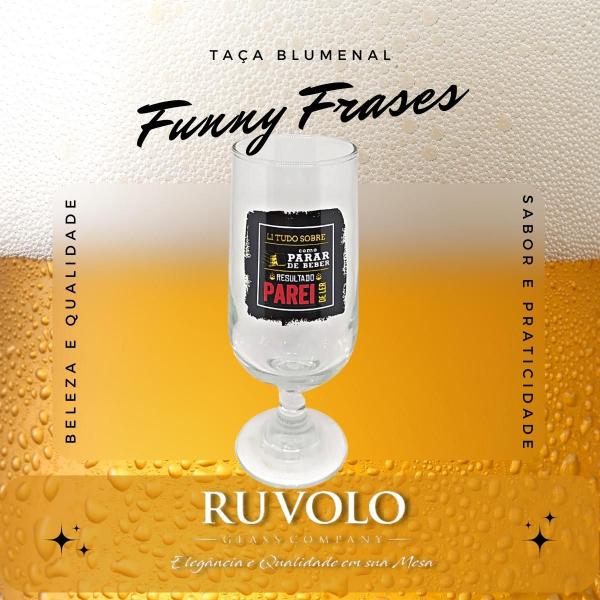 Imagem de Taça Blumenau Cerveja Estampa Divertida Funny Frases M03