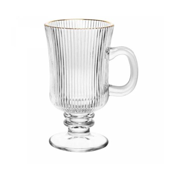 Imagem de Taça Cappuccino Lines Fio de Ouro 240ml CJ/4 20678 Wolff