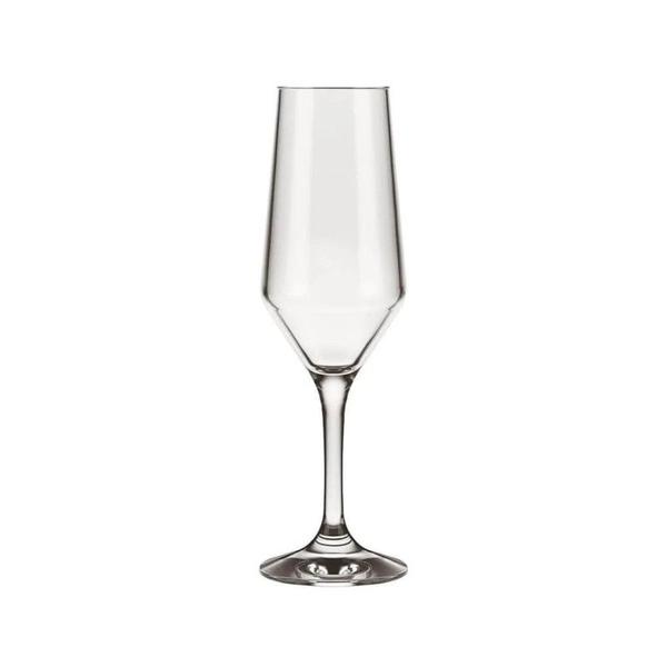 Imagem de Taça Champagne Festa Vidro Cristal Buffet Liso 186 ml Nadir