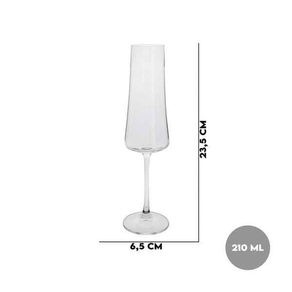 Imagem de Taça Champanhe Xtra Cristal Ecológico 210ml Bohemia Full Fit