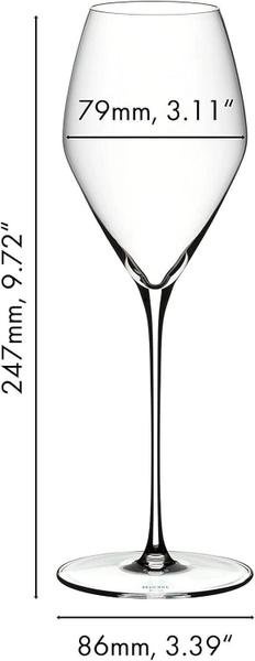 Imagem de Taça Cristal Riedel Veloce Rosé Espumante 347Ml Champagne Un