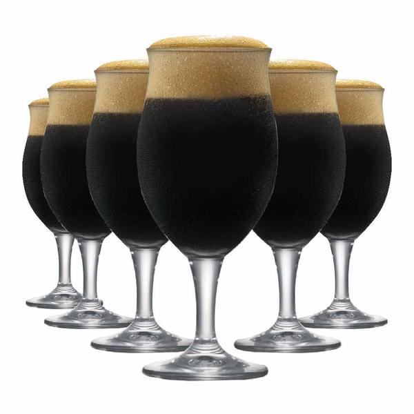 Imagem de Taça de Cerveja de Cristal Dark Bier 440ml 6 Pcs