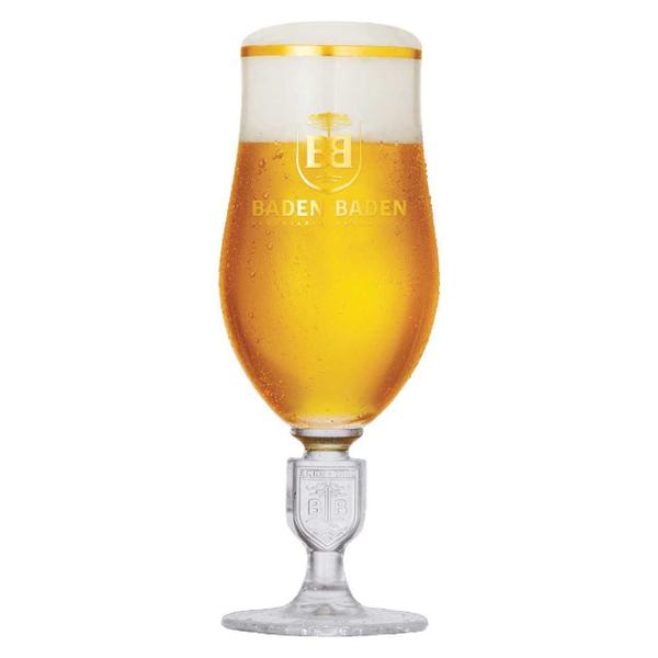 Imagem de Taça de Cristal Baden Baden com Brasão em Relevo para Cerveja 360ml