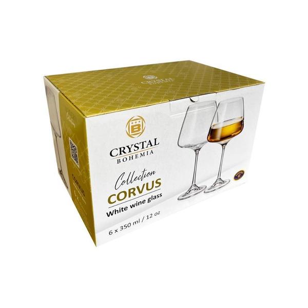 Imagem de Taça De Cristal Bohemia 350Ml Corvus 6 Peças