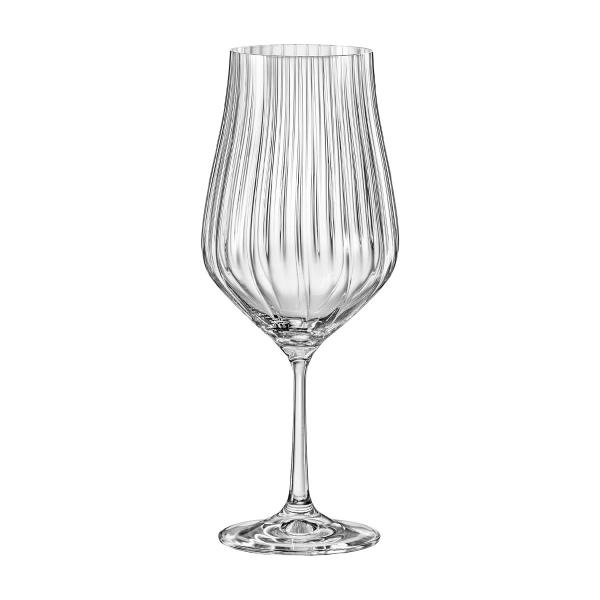 Imagem de Taça de Cristal para Vinho Bordeaux 550 ml Linha Tulipa Optic Bohemia