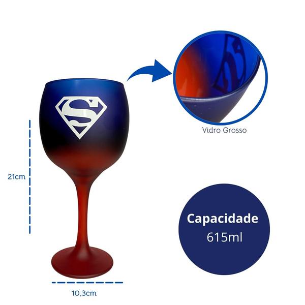 Imagem de Taça de Gin Arlequina - Coringa - Superman