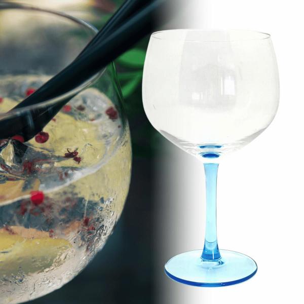 Imagem de Taça De Gin Vidro 600ml Drink Balada Luxo Jogo Kit Com 6 Un