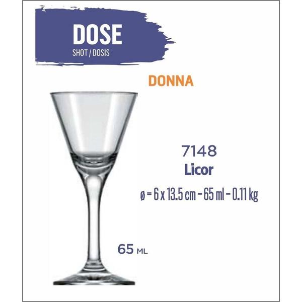 Imagem de Taça De Licor Donna 65ml Nadir