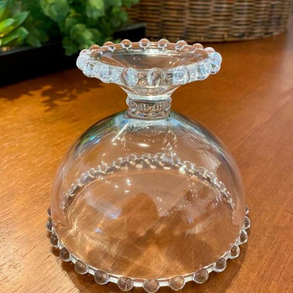 Taça de Sobremesa Cristal Pearl Bolinha Wolff 200ml Imagem de Taça de Sobremesa Cristal Pearl Bolinha Wolff 200ml
