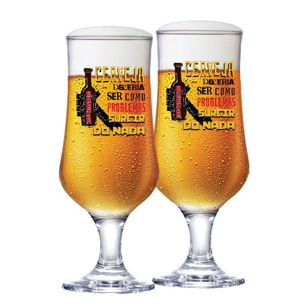 Imagem de Taça de Vidro de Cerveja Barcelona Deveria Ser 385ml 2 pcs