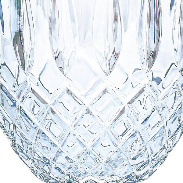 Imagem de Taça de Vidro Lumini Transparente Espelhada 360ml 1 peça - Casambiente