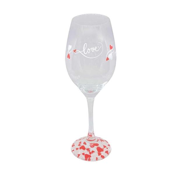 Imagem de Taça de Vinho Decorada Catuaí Namorados Love Memories 385ml