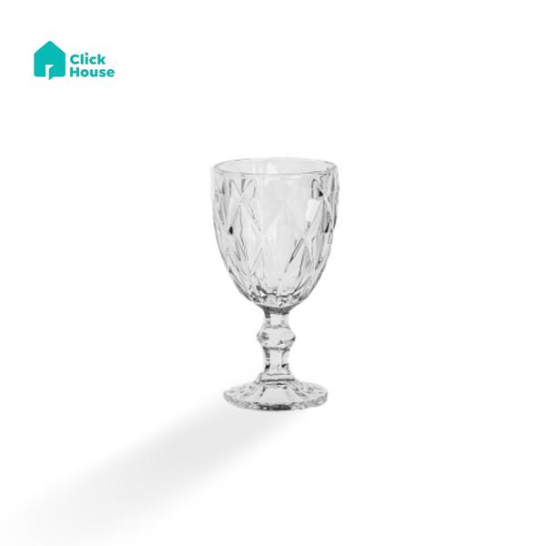 Imagem de Taça Diamond Transparente Vidro Suco Vinho Água 240ml - 3 Un