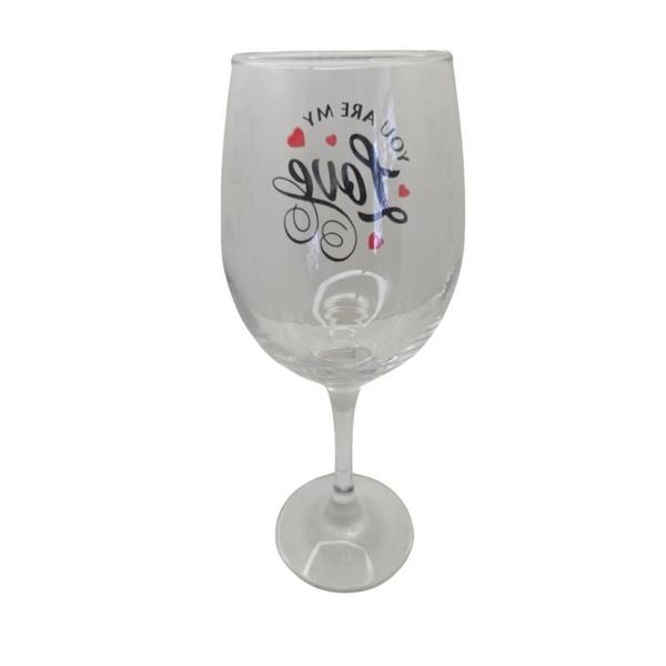 Imagem de Taça Frase Love Namorados Casal Personalizada Vinho 490Ml